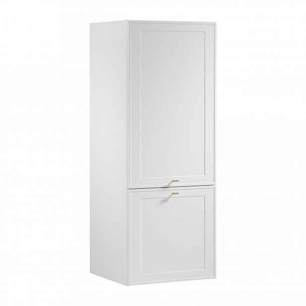 Horní kuchyňská skříňka SALERNO - šířka 60 cm, bílá, pravé provedení