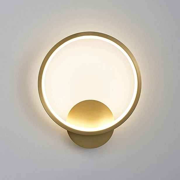 Nástěnná lampa Zlatá Moderní Ring pro Ložnice Led 4000K 10W