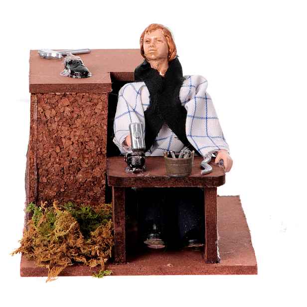 Elektrická Pohyblivá Figura Do Betlému „pracující Švec“ – pro figurky 12 cm