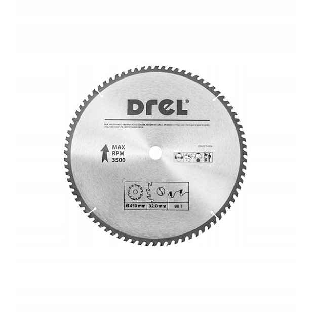 Kotoučová pila pro motorovou pilu 450 x 30 mm 80 T