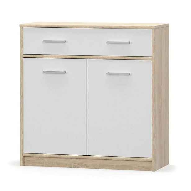 Casarredo Komoda 2D1S TIPS dub sonoma/bílá mat