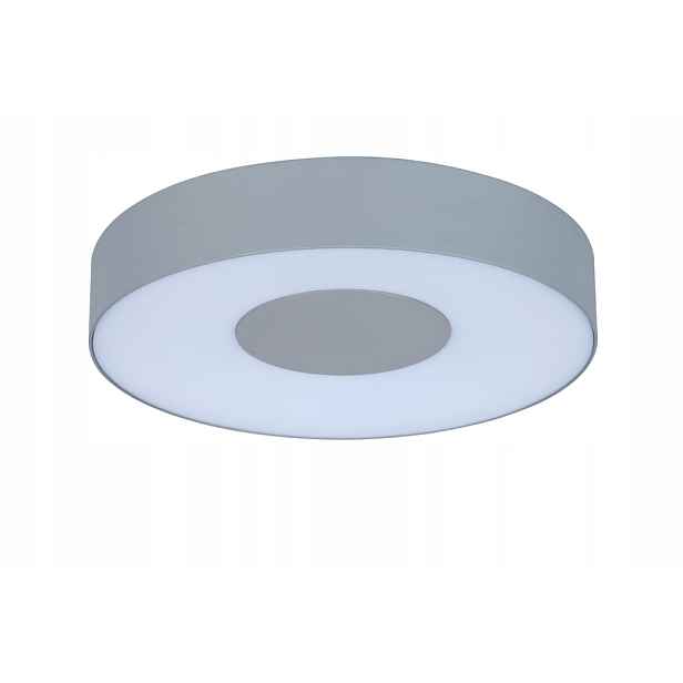 Lampa stropní svítidlo venkovní Led kulatý šedá Lutec