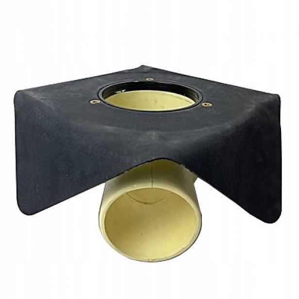Střešní balkonová vpusť terasová šikmá 110 mm Galeco příruba membrána Epdm