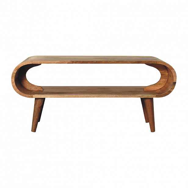Artisan Furniture KOMODA Zaoblená, 3 zásuvky, světle hnědá