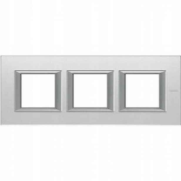 Axolute Rámeček protohranný horizontální 3X2 Mirror Glass Bticino HA4802M3HVSA