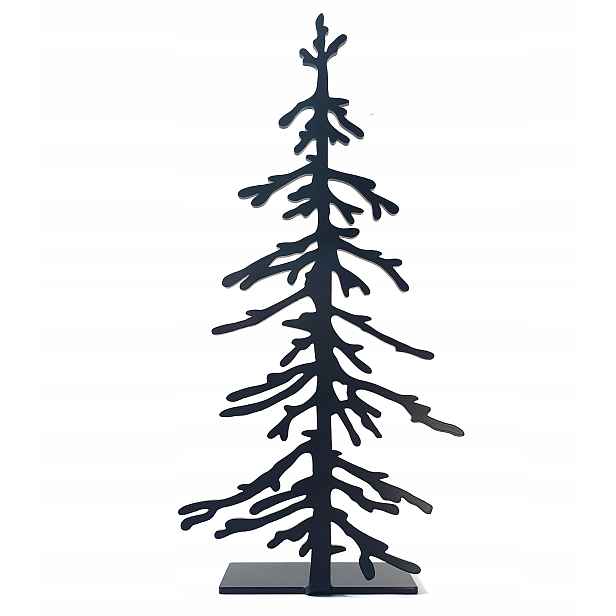 decolicious Vánoční stromek 435mm velká figurka černá silueta loft DECOF05