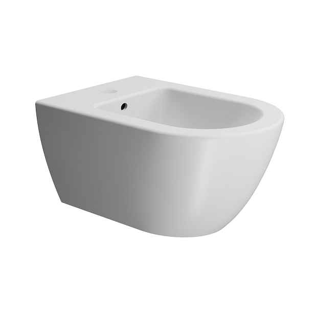 GSI PURA bidet závěsný, 36x55cm, bílá mat