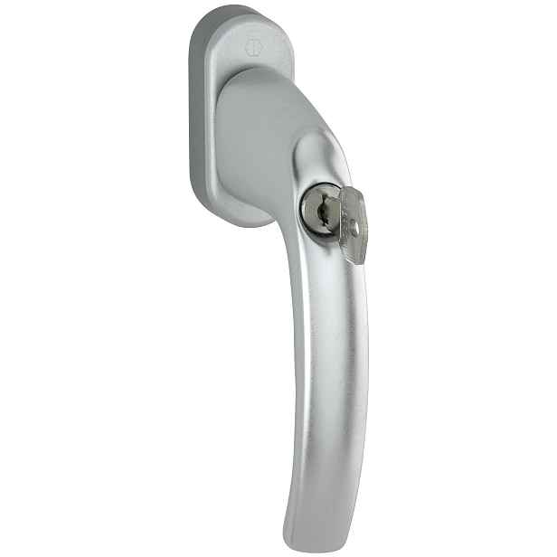 Okenní klika Hoppe stříbrná