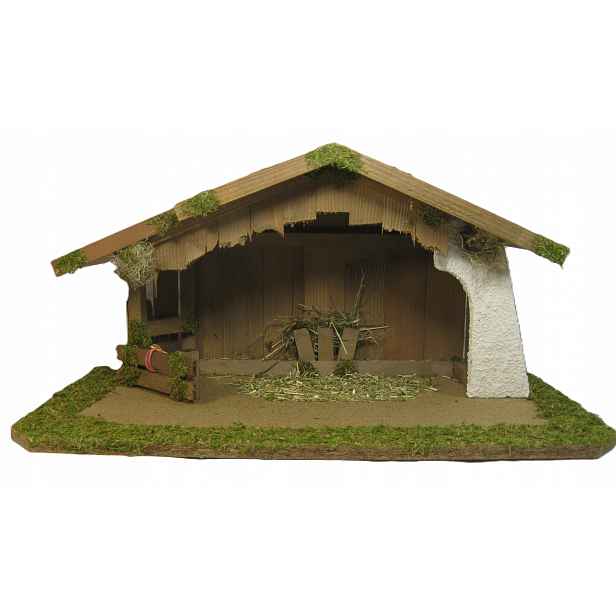 Vánoční Betlém *stáj* 47x23x23cm pro figurky o výšce 9-10cm