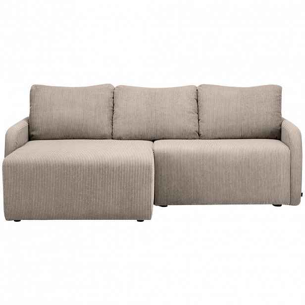 Carryhome ROHOVÁ SEDAČKA, textil, béžová