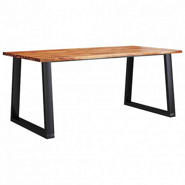 vidaXL Jídelní stůl s živou hranou 180x90x75 cm masivní akáciové dřevo