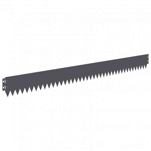 vidaXL Okraj trávníku 20 ks 103 x 10 cm Ocel Antracitová