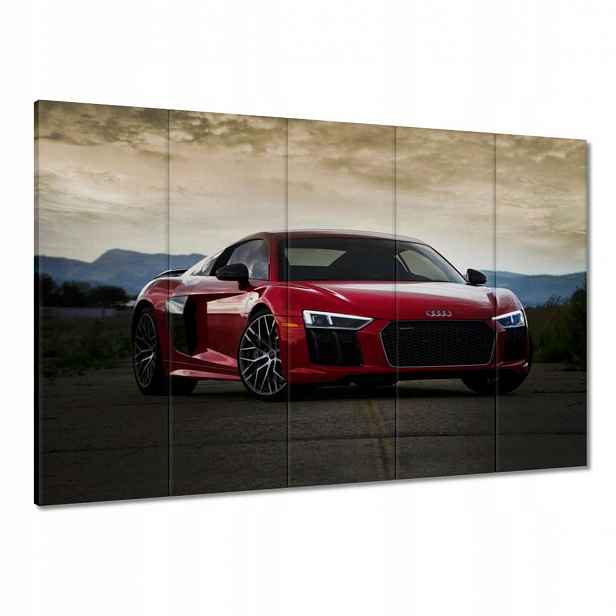 Obrazy 100x70 Červené Audi Auto