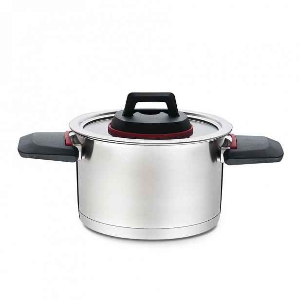 Hrnec s poklicí a sklopnou rukojetí, indukční 24 cm, 5,5 l Maestro MR-3530-24