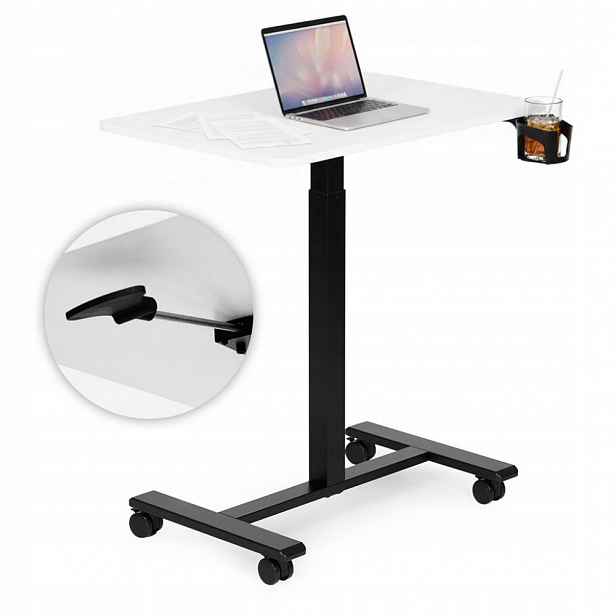 Mobilní Psací Stůl Modernhome Pneumatické Nastavení Výšky 112 CM