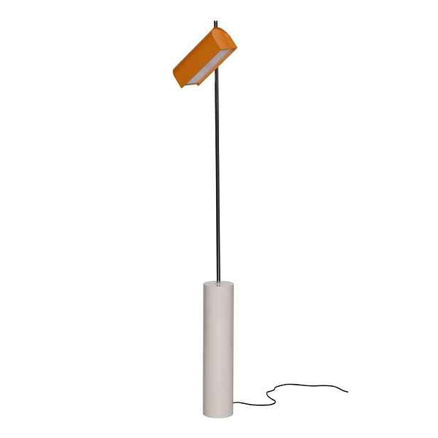 Oranžová LED stmívatelná stojací lampa (výška 160 cm) Reflector – Hübsch