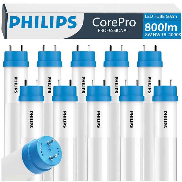 Philips Led žárovka Tuba 60 cm 8 W 18 W 800 lm 4000 K CorePro 10 x Tuby