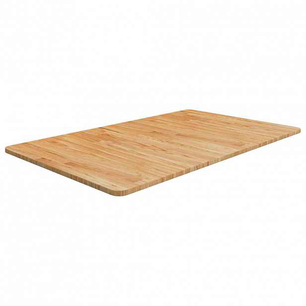 vidaXL Koupelnová deska světle hnědá 100 x 60 x 1,5 cm ošetřený masiv