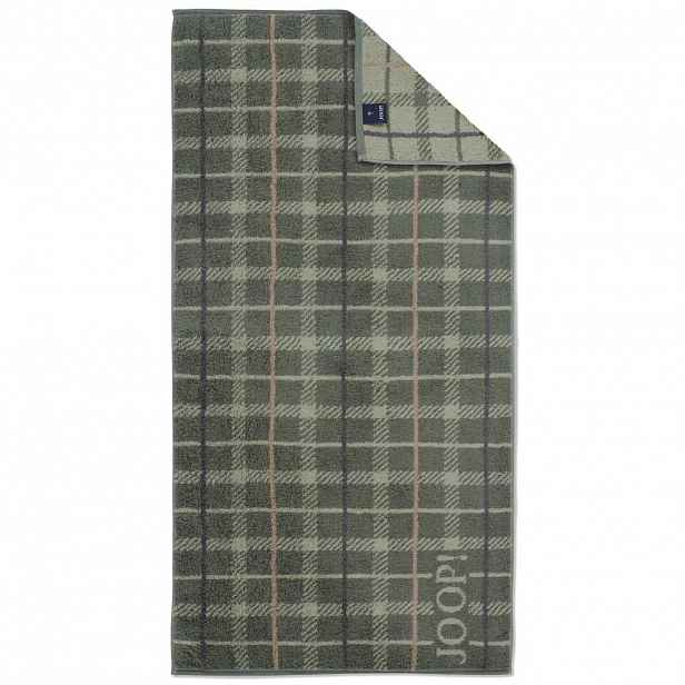 Joop! RUČNÍK, 50/100 cm, světle šedá, tmavě šedá, olivově zelená