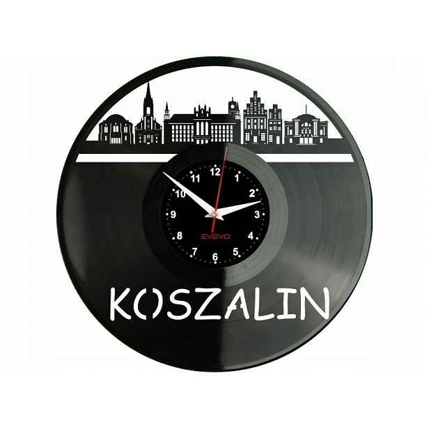 Koszalin Město Polsko Nápad na Dárek Nástěnná Dekorace z vinylových desek