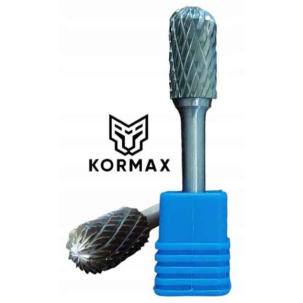 Fréza pilníková válcová zaoblená 14x25x65x6 na kov z karbidu Kormax