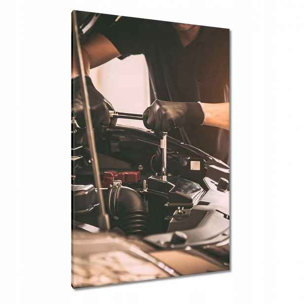 Obrazy 80x120 Oprava motoru klíč auto