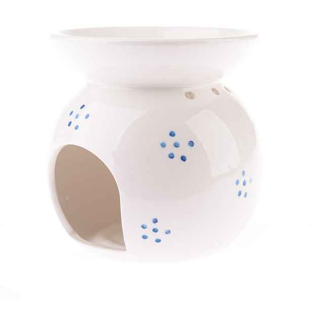 Porcelánová aromalampa Campesino bílá, 9,8 x 12,5 cm