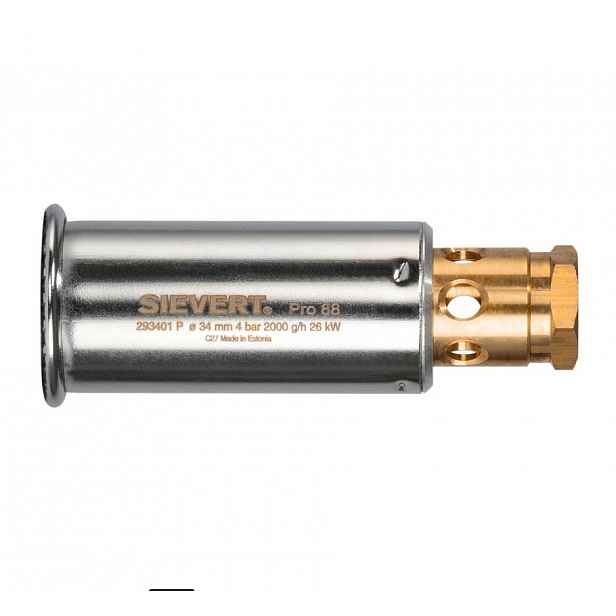 Tryska pro plynový hořák Sievert 293401 Inox 34 MM 2,6 kW Pro 86 88