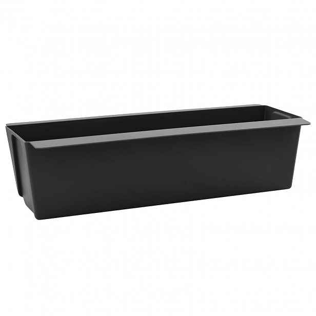 vidaXL Květinové bedny pro euro palety 12 ks Černá 36 x 13,5 x 9,5 cm