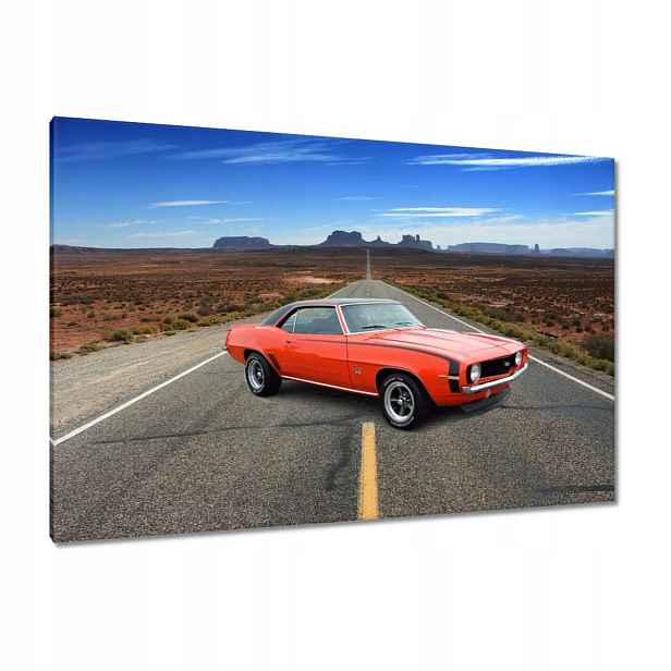 Obrazy 120x80 Oranžový Chevrolet Ss