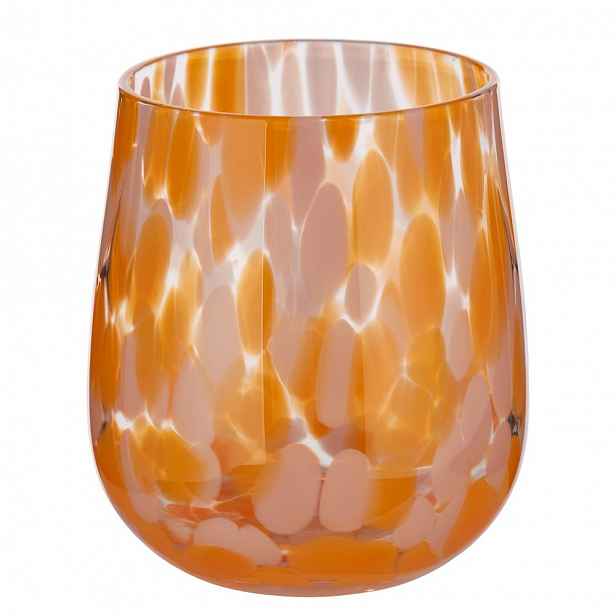 Butlers CONFETTI Sklenice 450 ml - ružová/oranžová