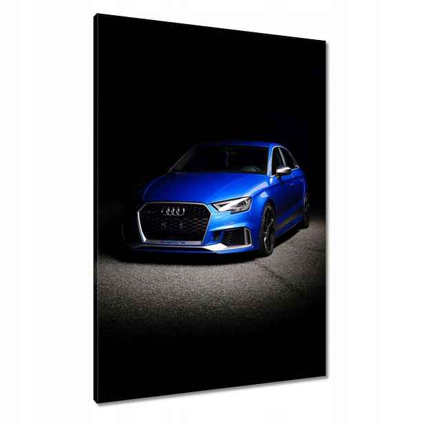 Obrazy 70x100 Modré Audi Quattro