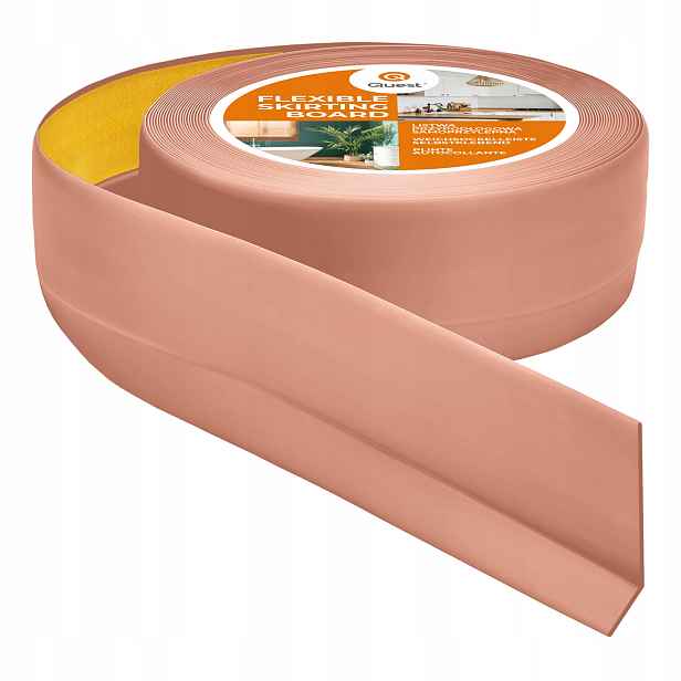 Podlahová lišta samolepicí Pvc 50x20mm světle hnědá 20 m A flexibilní