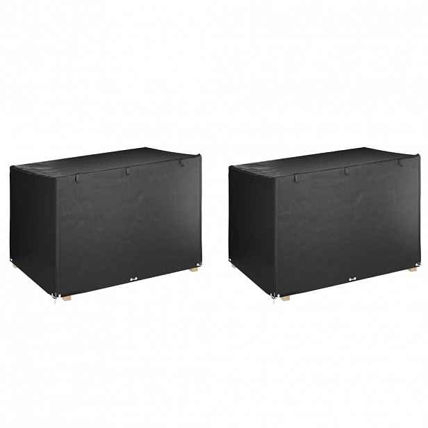 vidaXL Plachty na zahradní houpačku 2 ks 12 oček 215x150x130/150 cm PE