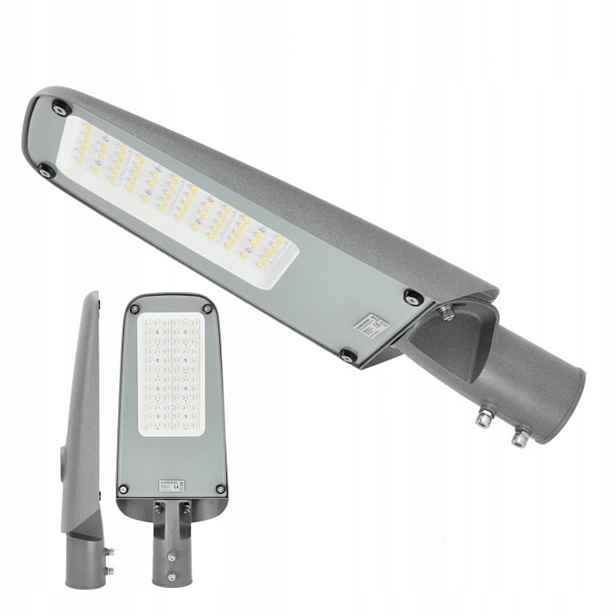 Led pouliční lampa 100W 17000lm 4000K IP66 IK08 Šedá Ultimate Street