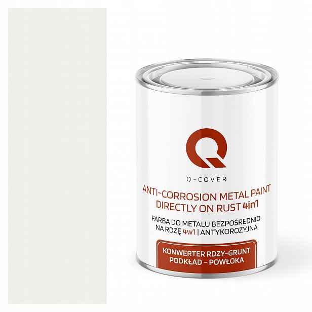 Barva Na Kov Na Rez Aluminium Ocel 4v1 Bílá Silniční Ral 9016 Polomat 1L