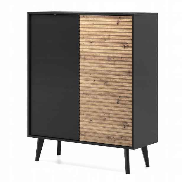 Komodee Komoda Saskatoon KD104 Černý dub Artisan
