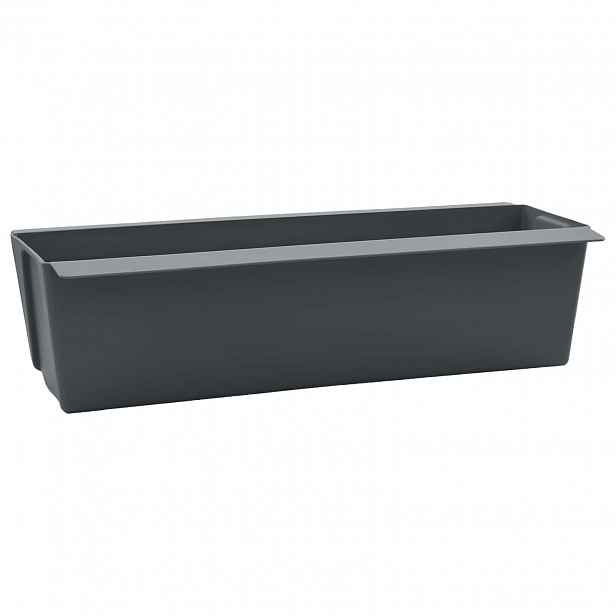 vidaXL Květinové bedny pro euro palety 24 ks Šedá 36 x 13,5 x 9,5 cm