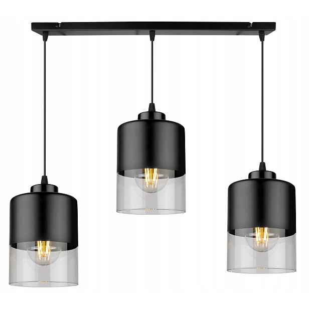 Závěsná Stropní Lampa, Trojitý Skleněný Lustr Do Kuchyně Obývacího Pokoje, Jídelny