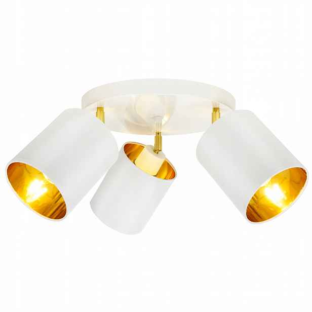 Závěsná Stropní Lampa Lustr Stropní Svítidlo Bílá Zlatá