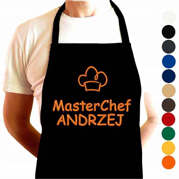 Dárek pro Andrzeje na svatoondřejská noc narozeniny Zástěra MasterChef jméno