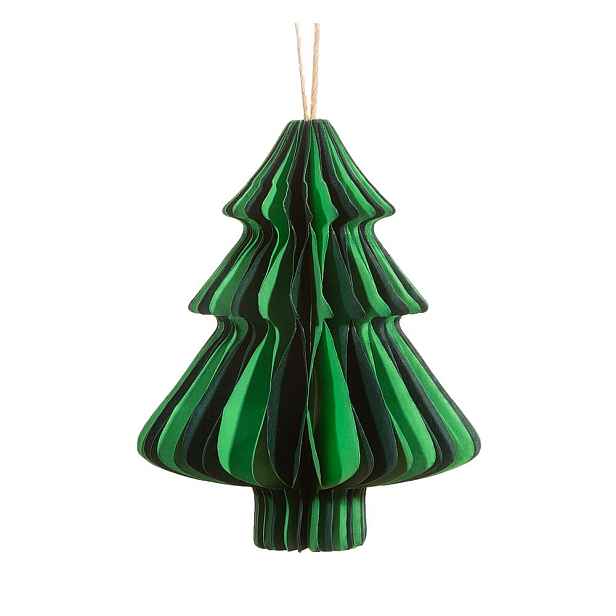 Papírová vánoční ozdoba Honeycomb Tree – Sass & Belle