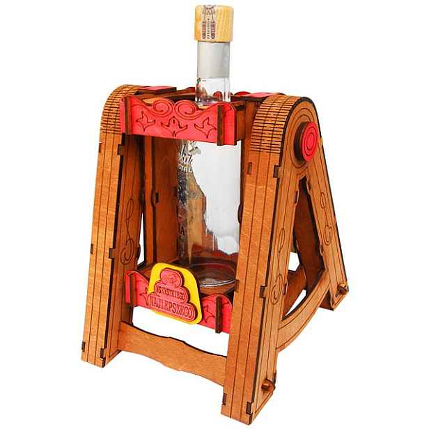 Velká alkoholová houpačka na láhev s vodkou dárek k 18 30 40 50. narozeninám