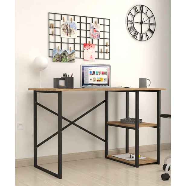 Casarredo Psací stůl s policemi 60x120 cm IRVING borovice