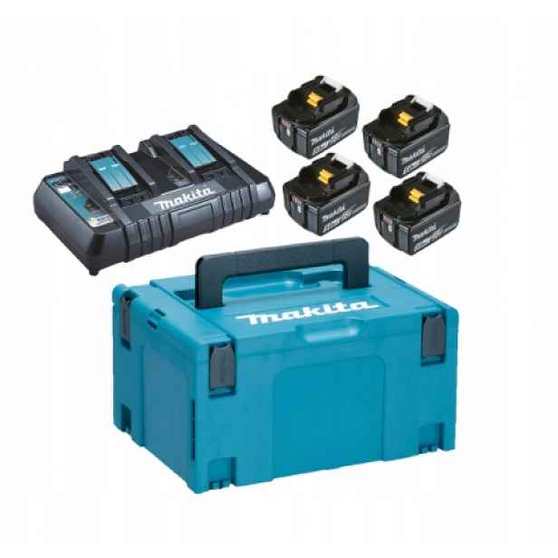 Makita 197626-8 Napájecí Sada 4x5,0Ah DC18RD