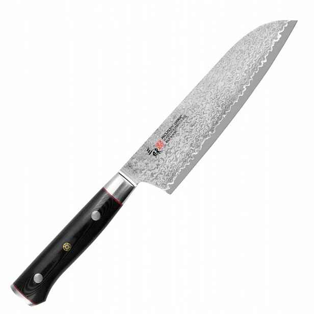 Mcusta Zanmai VG-10 Pro Zebra Japonský Nůž Santoku na Zeleniny 18 cm