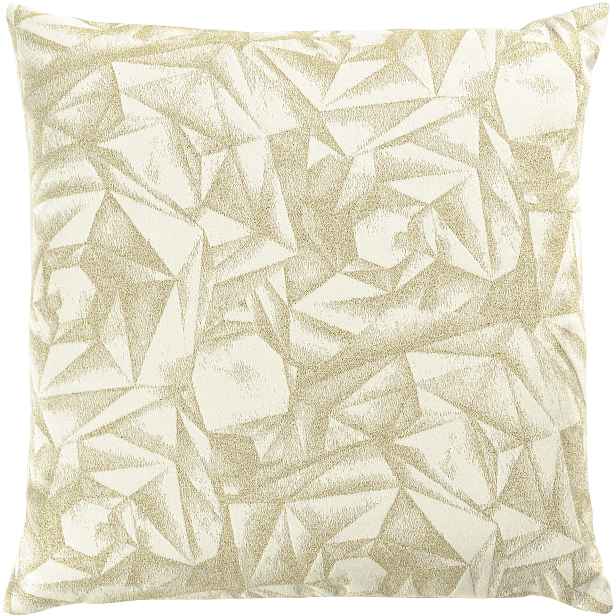 Sander Žakárový povlak na polštář Diamanti, 50 x 50 cm, ecru/gold 885088-07