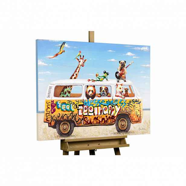 KUNSTLOFT OLEJOMALBA 100/70 cm, Moře a pláž