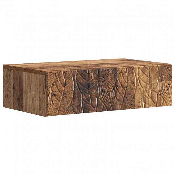 vidaXL Nástěnný boční stůl 87,5 x 34,5 x 17 cm Kompozitní dřevo