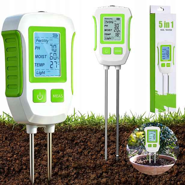 Kyseloměr Půdy, Půdní Měřič, Tester Vlhkosti Země, Substrát 5V1